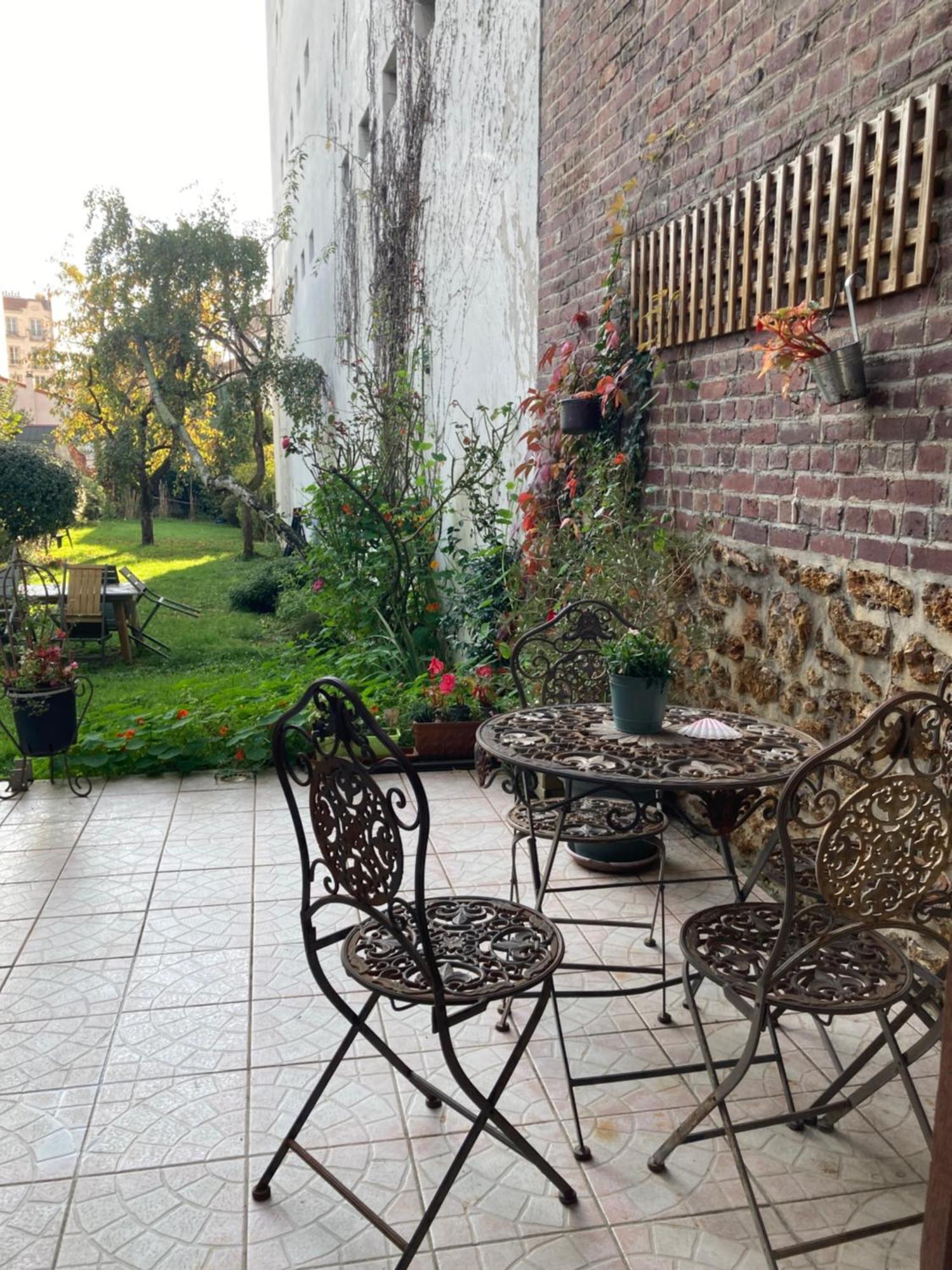 Studio Avec Terrasse Sur Jardin Fontenay-sous-Bois Eksteriør bilde